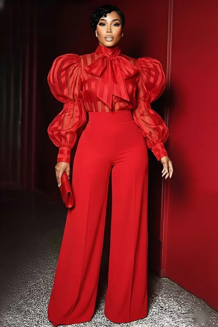 Pantalones de Pierna Ancha con Costura Frontal para Tallas Grandes, Elegantes, Rectos, Acampanados, Largos, para Mujer, Oficina, Negocios, Fiesta, Ropa Formal