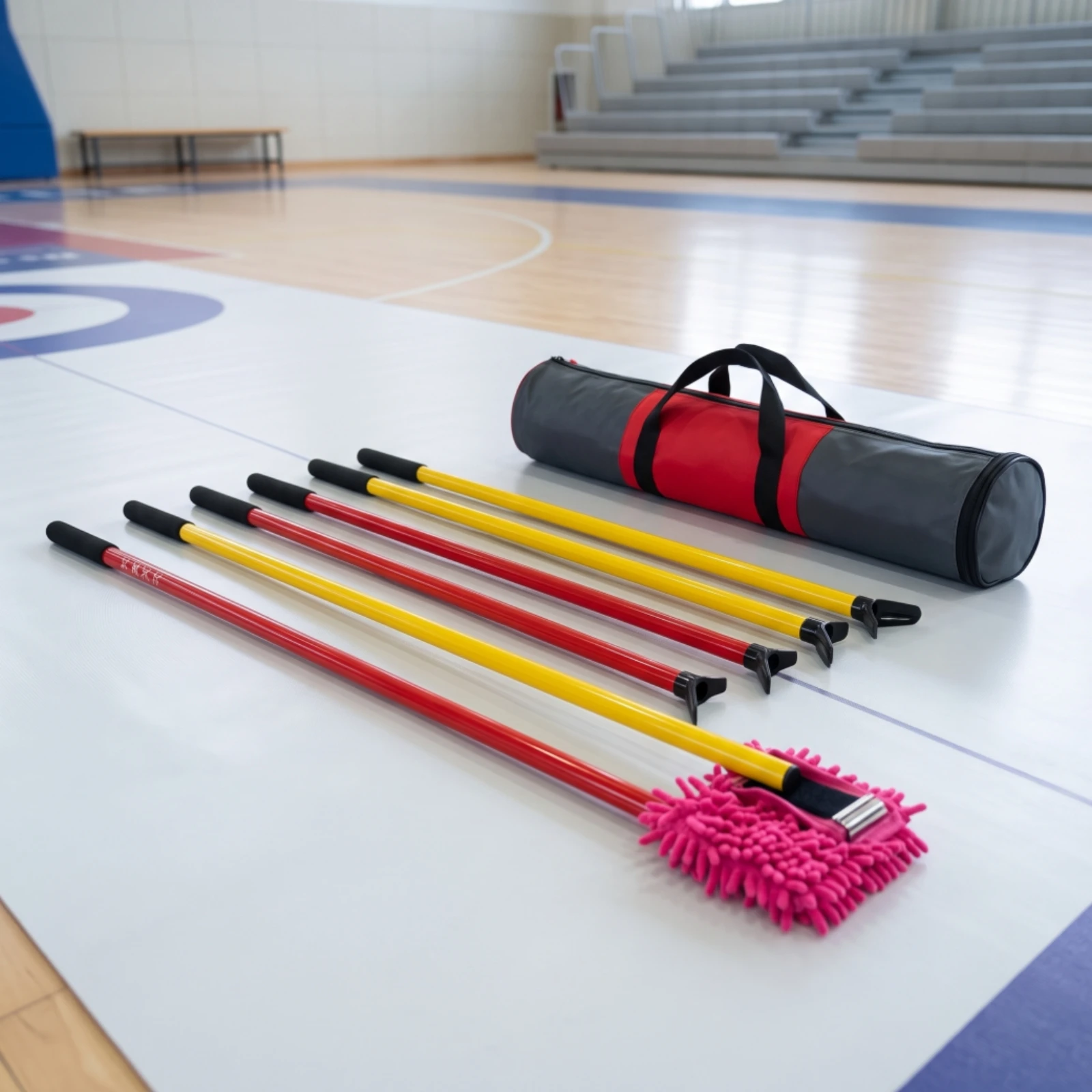 Dry Curling Accessory Set Portable Sports Equipment for Clubs, Indoor Practice, Outdoor Training view 5