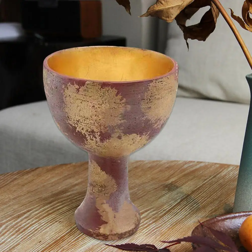 Indiana Jones Holy Grail Cup Decor Resin Crafts For Halloween Role-Playing Props Decorations for Indiana Jones Fans