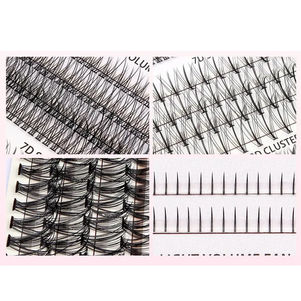 with Applicator and Lash Bond&Seal Lash Extension Kit Mixed 5-16mm Wispy 400Pcs Lash Clusters Natural Look Individual Lashes