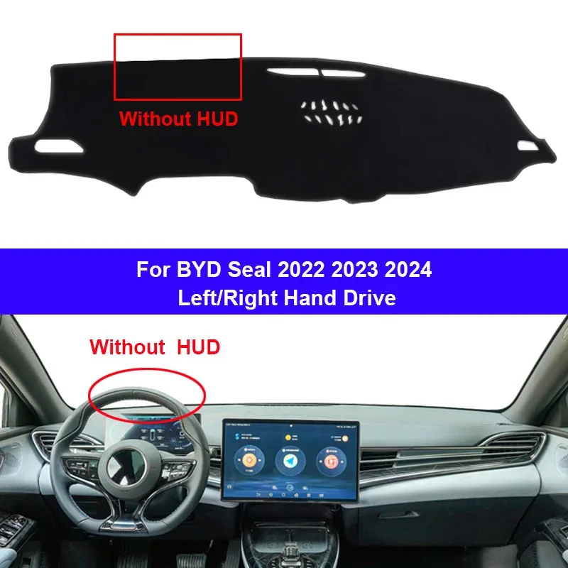 Per BYD Seal 2022 2023 2024 accessori interni per auto Pad protettivo copertura del cruscotto tappetino antiscivolo in Silicone parasole