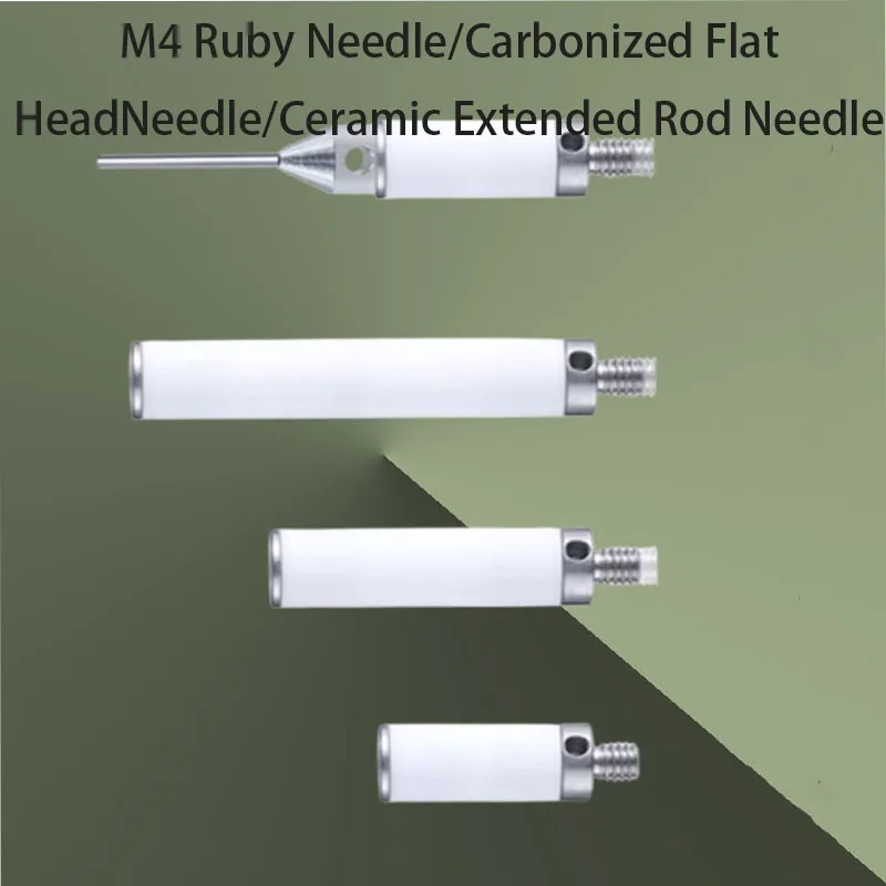 

M4 machine tool probe measuring needle ruby needle three coordinate carbide flat head ceramic extension rod measuring needle