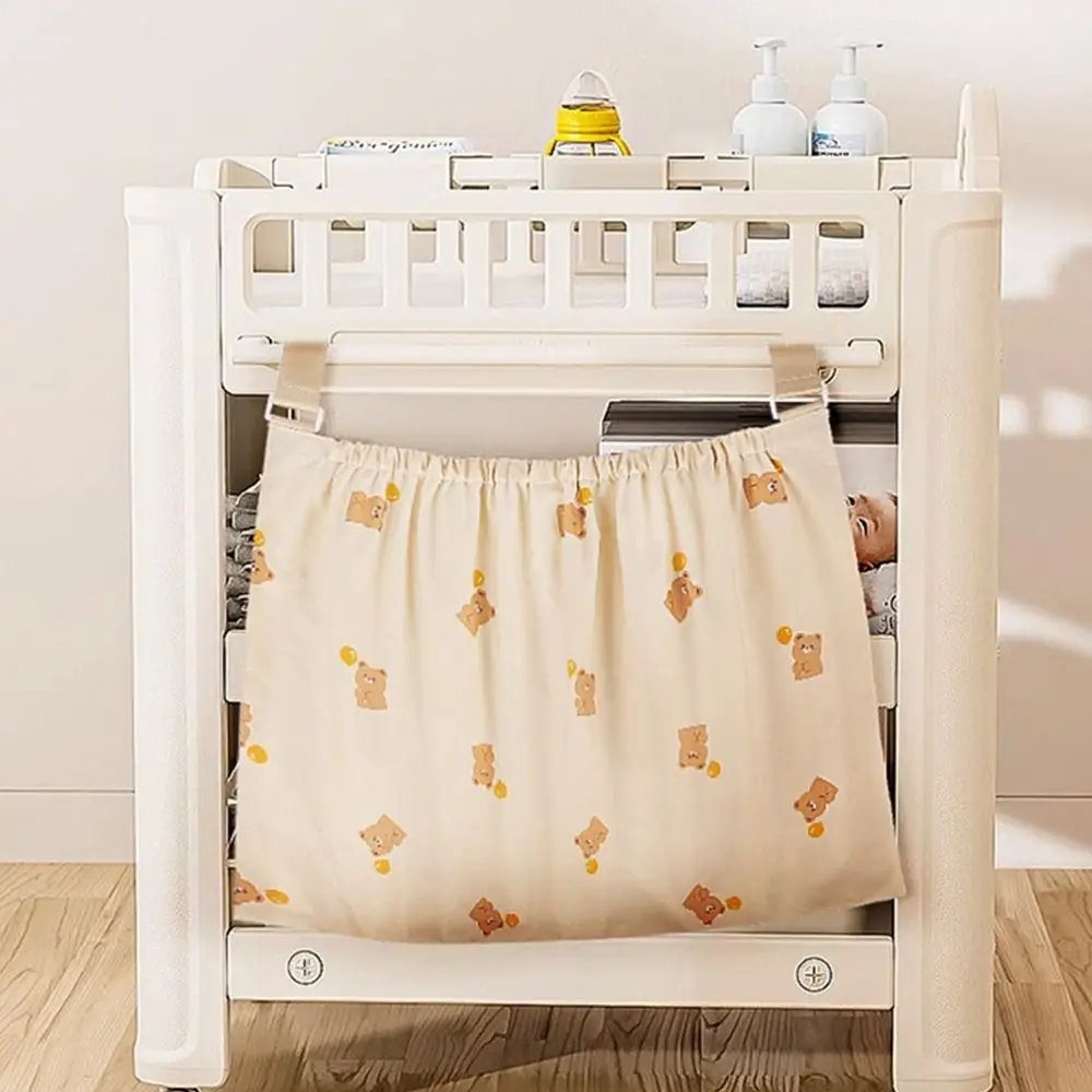 

Multifunction Baby Stroller Storage Bag Large-capacity Diaper Bottle Baby Pram Hanging Bag Bear Rabbit Cartoon Mommy Bag