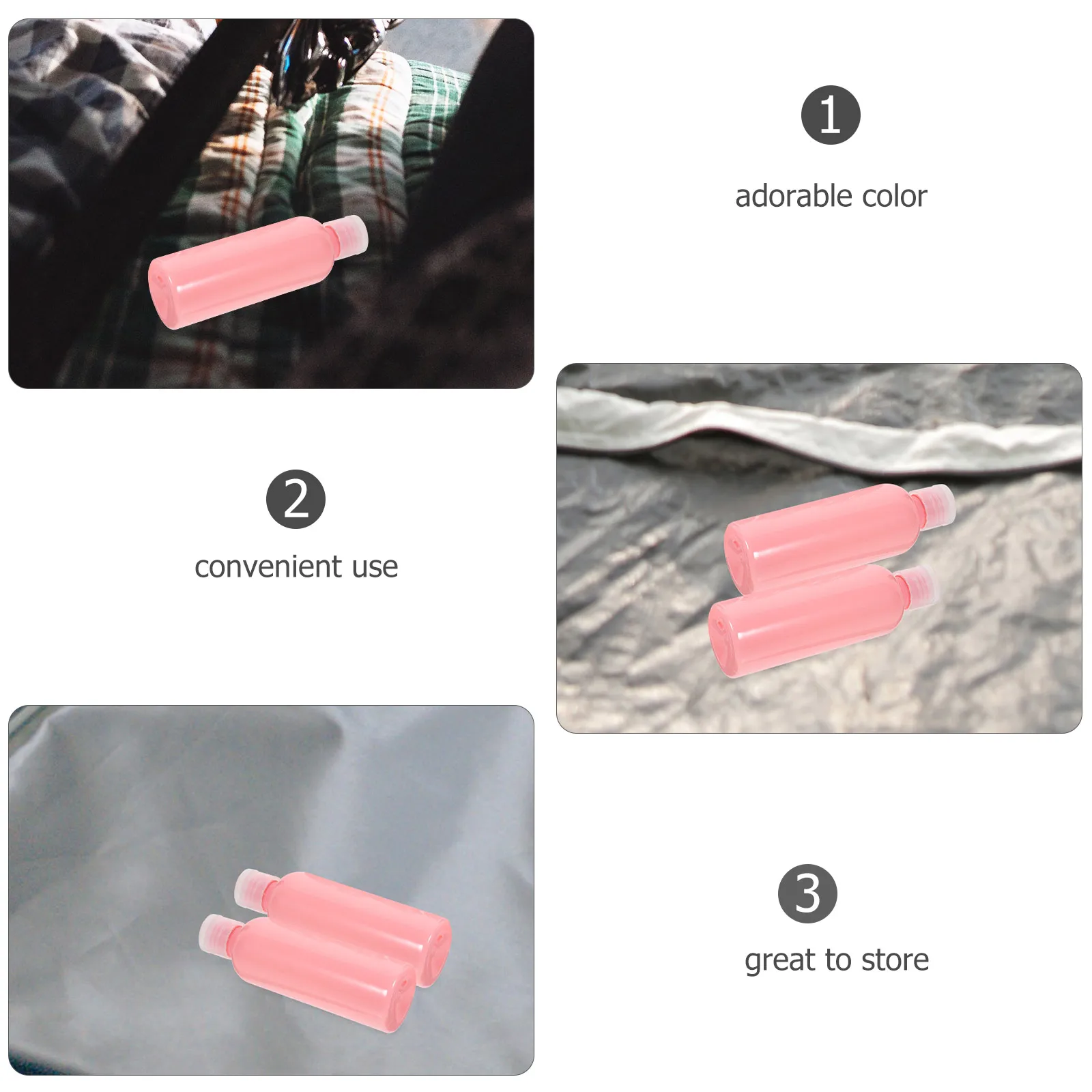 

10pcs Empty Lotion Bottles Travel Size Silicone Squeeze Containers Tsa Approved Toiletry Storage Bottles Travel Accessories For