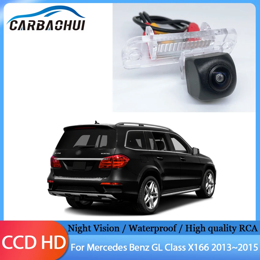 RCA Original OEM Screen Compatible Rear View Camera HD Back Up Reverse Camera For Mercedes Benz GL Class X166 2013 2014 2015