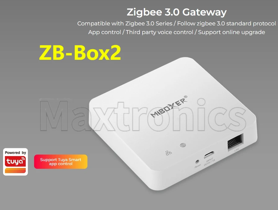 Miboxer 5 in 1 Zigbee 3.0+2.4GHz ZL5 LED Strips Controller/ 2 in 1 FUT035Z+/ 3 in 1 FUT037Z+ LED Controller 15A FUT089Z ZB-Box2