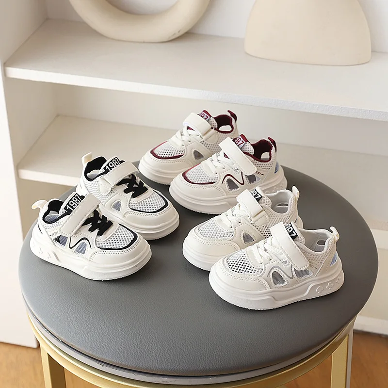 

Лето 2026, новые детские кроссовки, удобная дышащая сетчатая обувь для мальчиков, простые универсальные повседневные сандалии для девочек, Zapatillas De Mujer