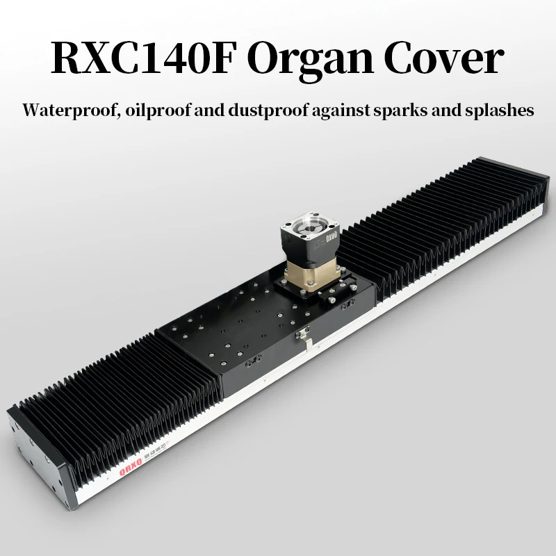 RXC140 Rel Linear Kustom 2m 4mm 5m 6m 7m Beban Berat Sistem Rel Linear CNC Modul Linear Dengan Gear Rack Pinion dan Rantai Kabel