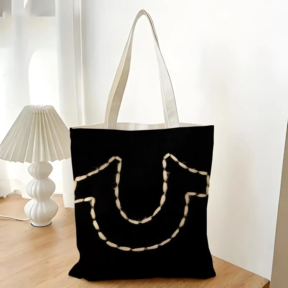 Trendige Denim Religion Aufbewahrungstaschen Canvas-Tragetasche - Festliche Große Handtasche für Picknick, Reisen und Einkaufen – Detail 14