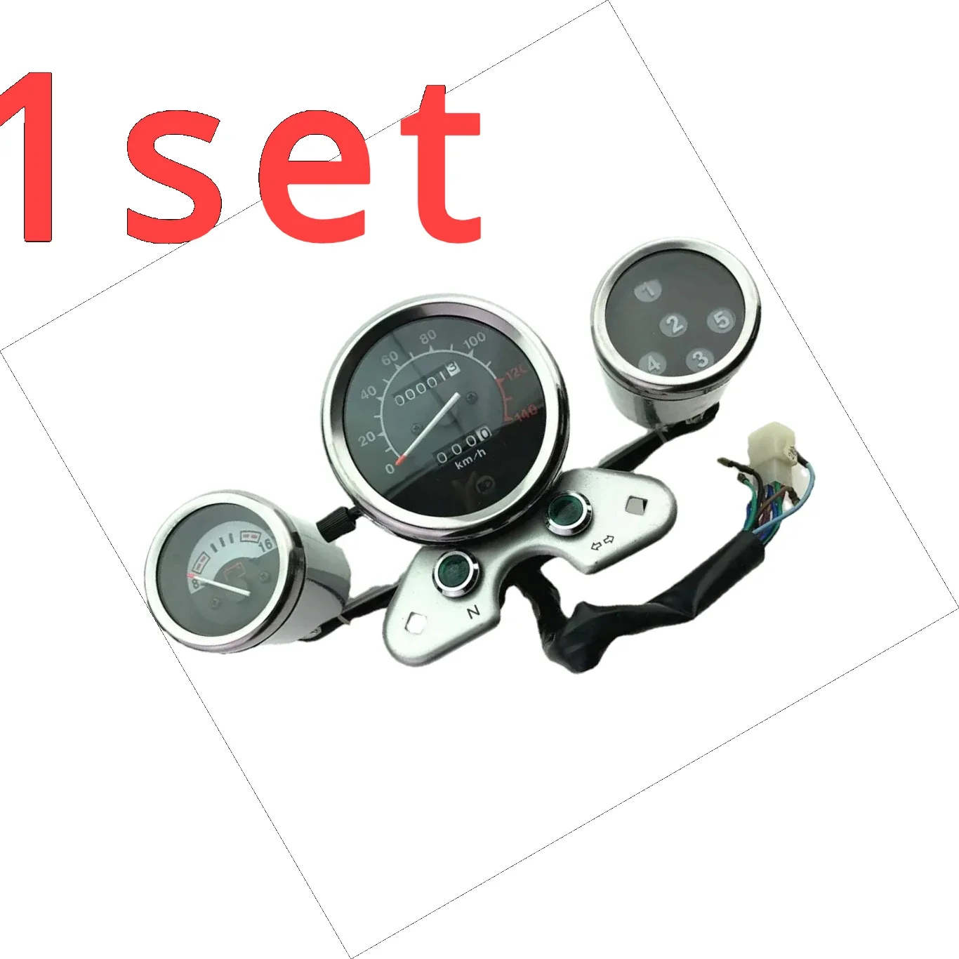 

For Lifan Qianjiang Loncin LF150 Motorcycle Instrument Three Meter Assembly Odometer Code Table Mechanical Instruments