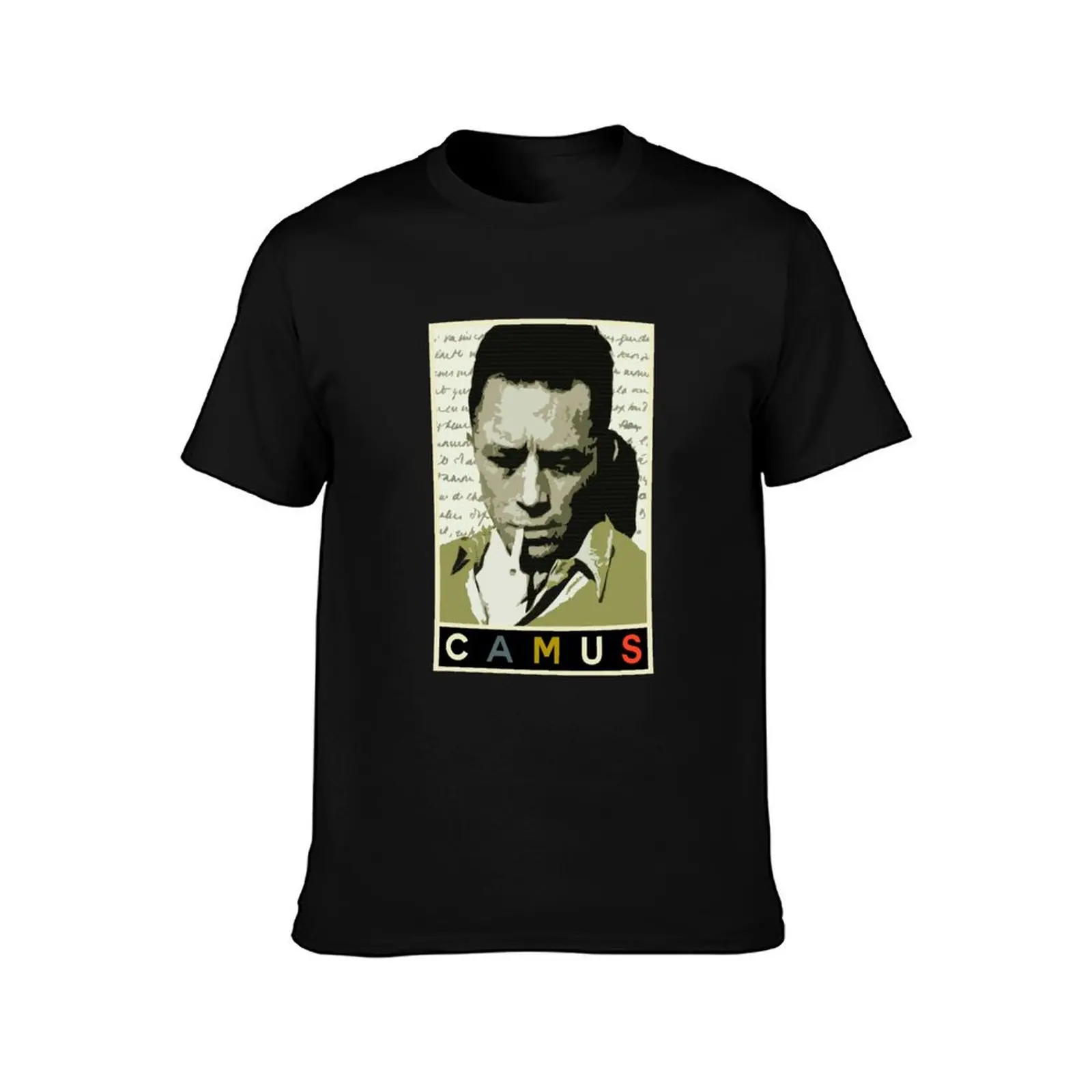 Albert Camus T-Shirt Louboutins man clothes Blouse fashion shirts Men's cotton t-shirt