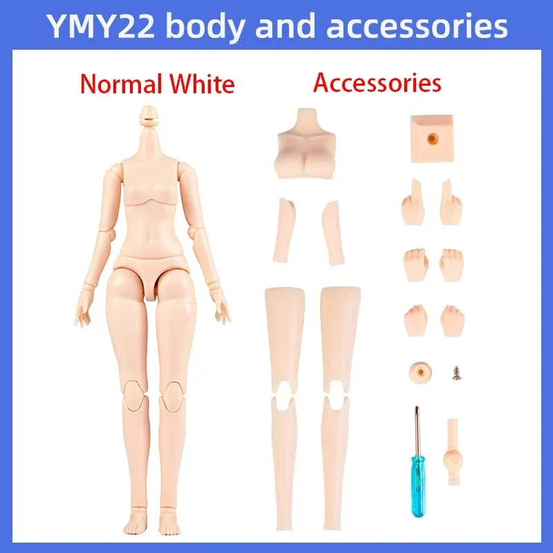 20Cm 21Cm Ymy 22 24 Lichaam Beweegbare Gewrichtsvervanging Accessoires Hand Meisje Boy Body Voor Ob22 Ob24, Gsc, Blythe, 1/6 Bjd Pop