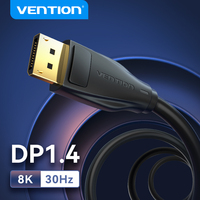 Vention Displayport Cable 16K 8K Video Audio Cable for PC Laptop PS5 PS4 Xbox TV Box Projectors Mi Box DP Cable Display Port