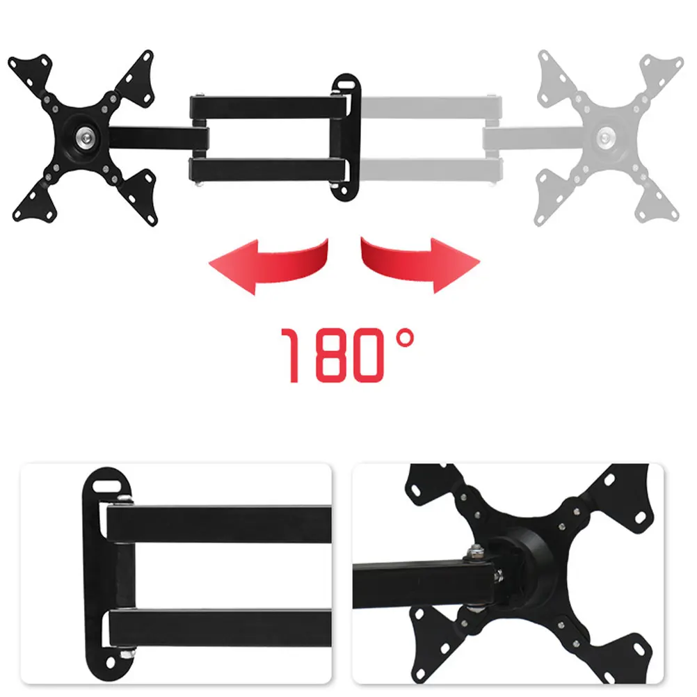 

Universal Mount Bracket Monitor Rotation Bracket Stand Rotation Vertical Horizontal Screen Rack