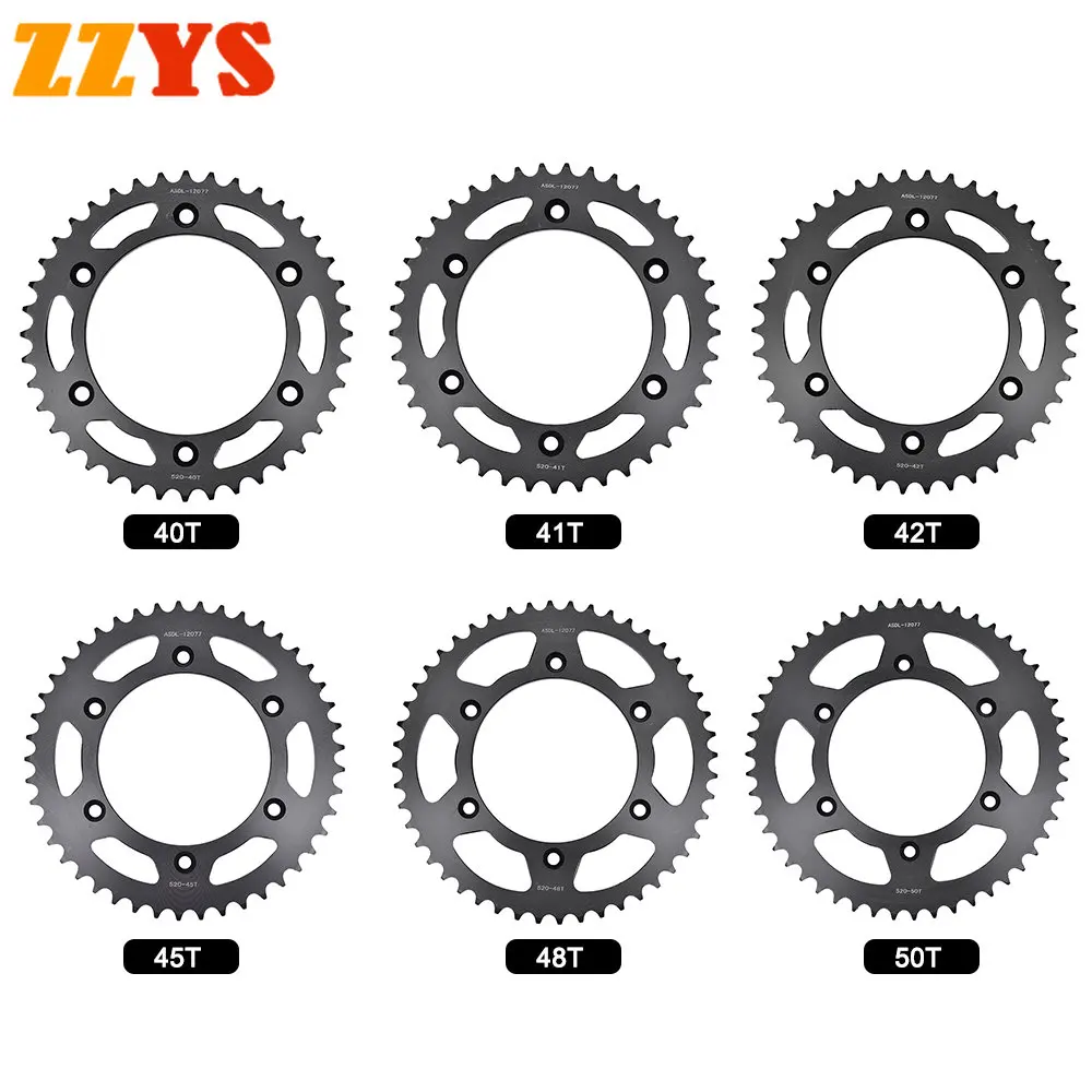 520 40T 41T 42T 45T 48T 50T Rear Sprocket Gear Staring Wheels Cam For Husqvarna 701 Svartpilen 2019-2020 701 Vitpilen 2018-2020