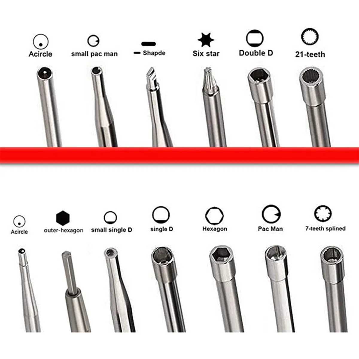 Carburetor Screwdriver Adjustment Cleaning Brush Tool Set Kit for 2-Cycle Small Engine Trimmer Weedeater Chainsaw