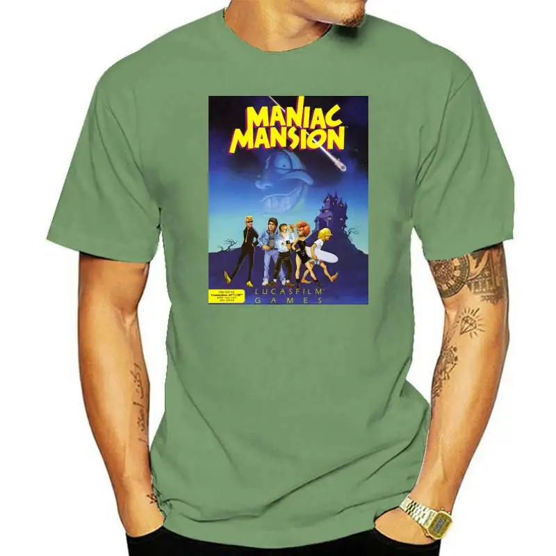 MANIAC MANSION T shirt Lucasfilm Games 1987 retrogaming monkey island