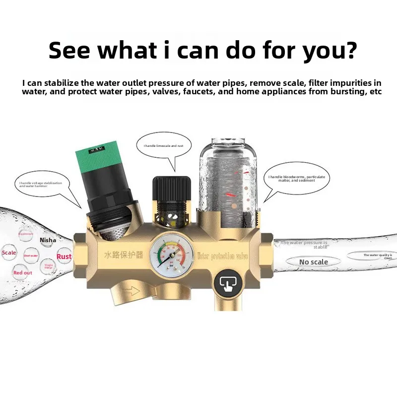Pressure Reducing Valve with Safety Relief – 1/2