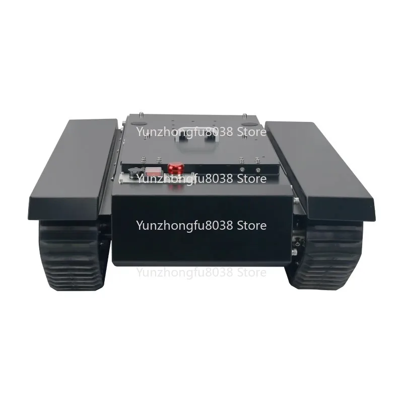 TR500S Loaded with 50KG Fabricated All-terrain Chassis, Rubber Track, Robot Chassis Tank with Controller