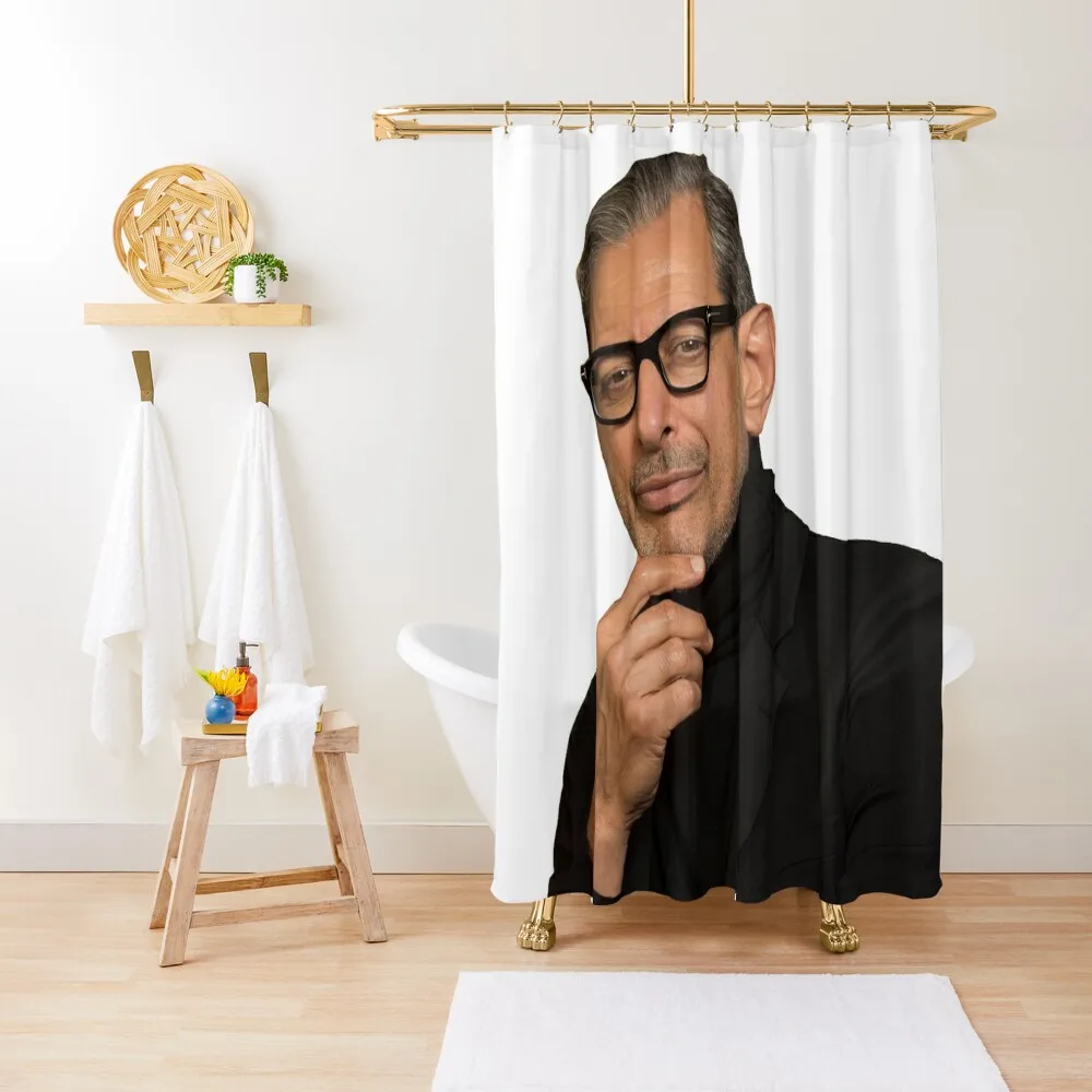 Jeff Goldblum Shower Curtain Bathroom Accessory Shower Waterproof Curtain