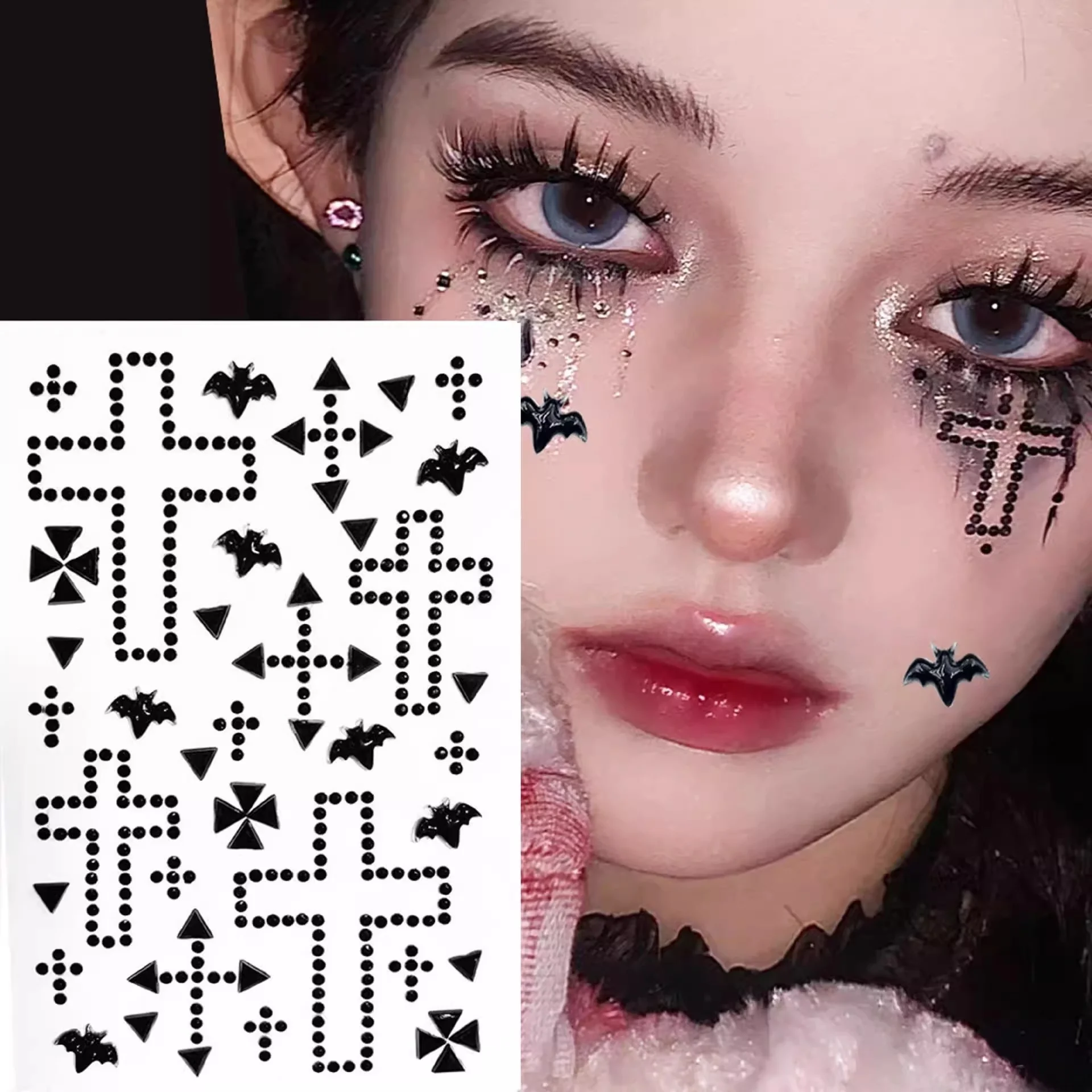 

Хэллоуин монахиня дьявол ведьма костюм паука eup наклейки для лица k паук наклейки аксессуары для косплея модный Хэллоуин Де...