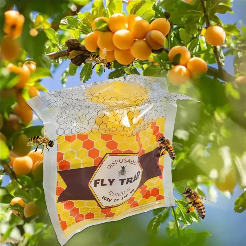 Wasp Trap 8-Pack Disposable Outdoor Hanging Carpenter Bee Traps Yellow Jacket Trap For Outside