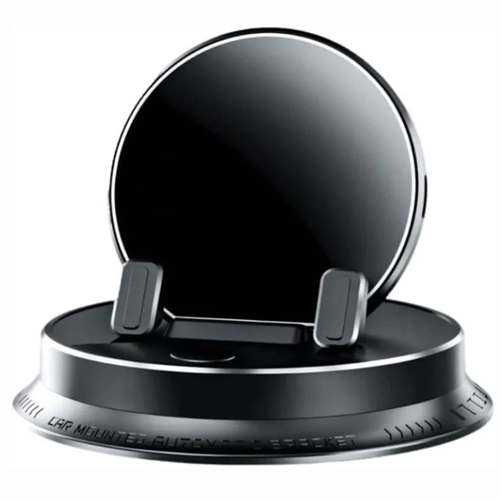 Electric Car Phone Holder 360° Rotation Wireless Charging Phone Mount Non-Slip Cell Phone Bracket for iPhone Android Smartphones