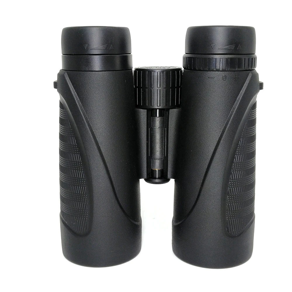 Binoculares para adultos 10x42 con soporte para teléfono inteligente, mini telescopio para observación de aves y iluminación roja