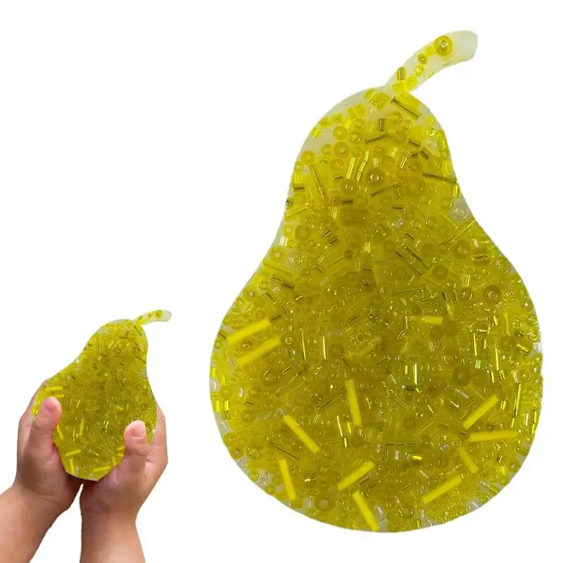 Pick Pad Fidget Peervorm Draagbaar speelgoed voor verlichting Fruit Trichotillomania Fidget voor volwassenen en kinderen Zeg vaarwel tegen het plukken van de huid