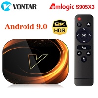 VONTAR X3 4GB 32GB 8K TV BOX Android 9 Smart Android TVBOX 9.0 Amlogic S905X3 Wifi 1080P BT 4K Set Top Box media player