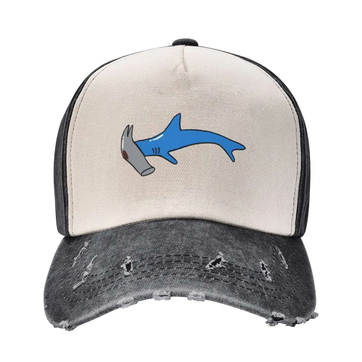 Hammer head shark sticker Baseball Cap cute birthday Male Women's