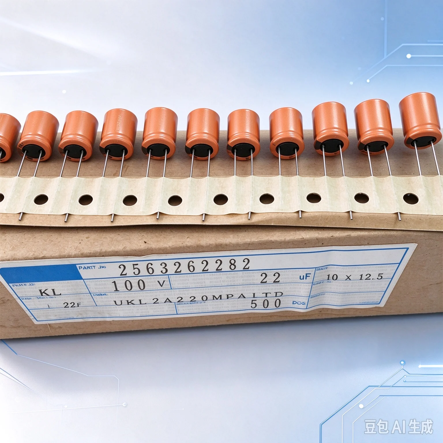 Premium for Nichicon KL(M) 22uF 100V Audio Electrolytic Capacitor  200pcs