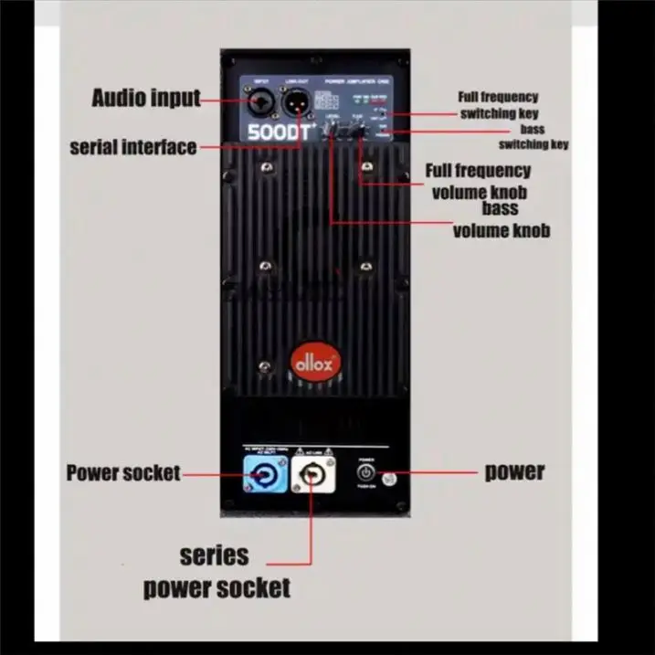 2025New power amplifier 2500 watts real 1500W 8ohm active Speaker Amplifier Module Class D subwoofer