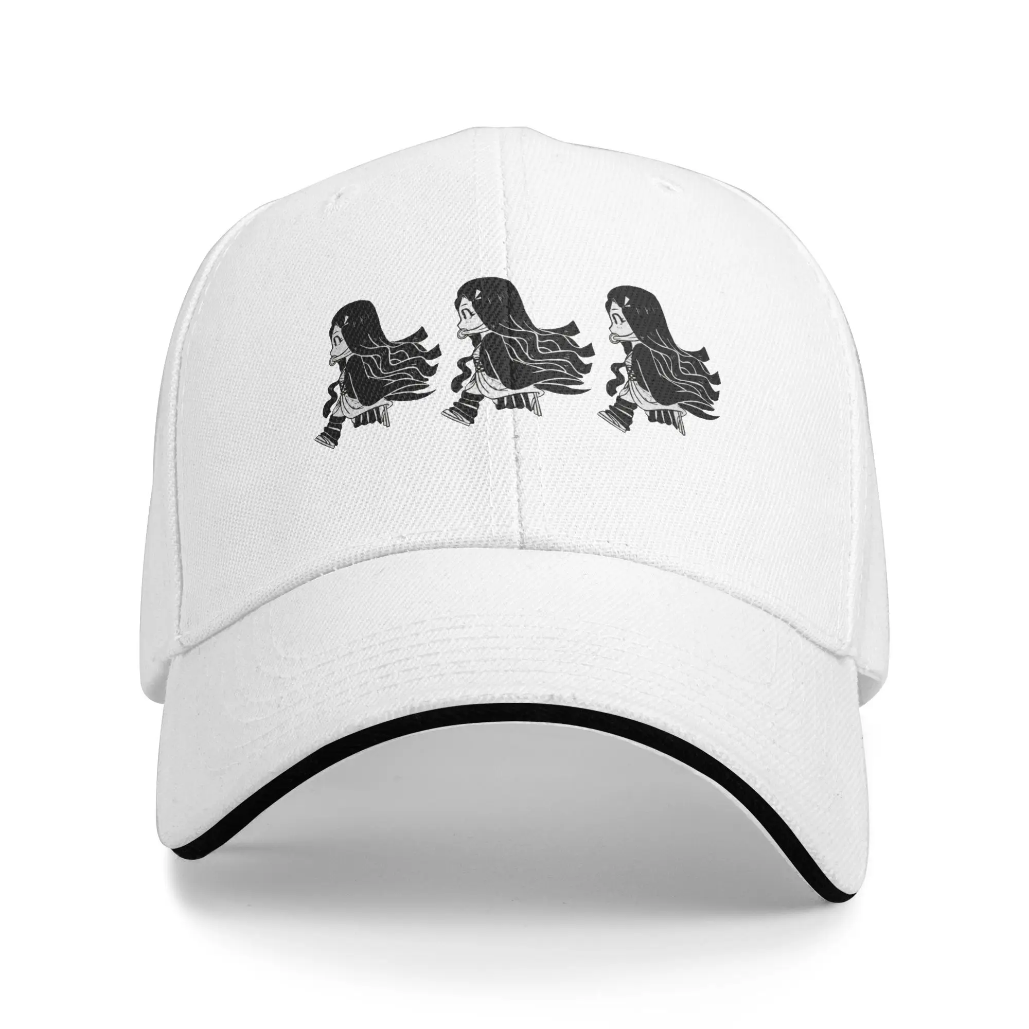 

Весенняя повседневная бейсболка Kamado Nezuko, уличная спортивная кепка дальнобойщика для мужчин унисекс, классические бейсболки для бега высокого качества