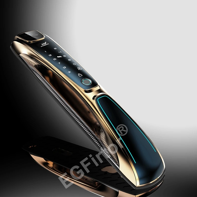 Smart Fingerprint Wifi Door Lock Password IC Card APP Remote Control Key Backup Unlock For Home Apartment Office Door