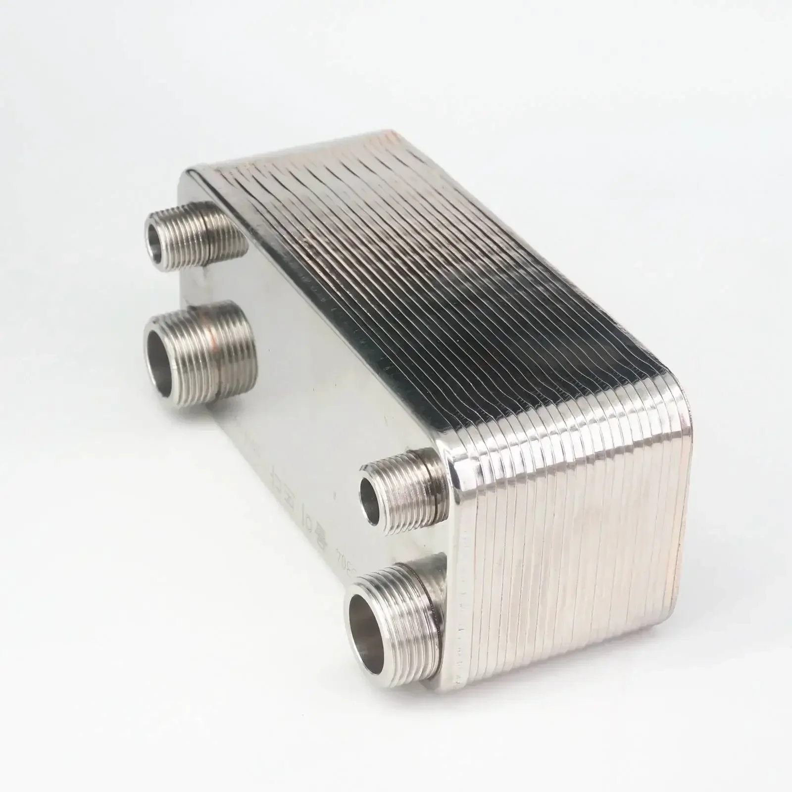 24 Plate Heat Exchanger Beer Wort Chiller Cooler SUS 304 Stainless Steel For Homebrew Cooling image 3