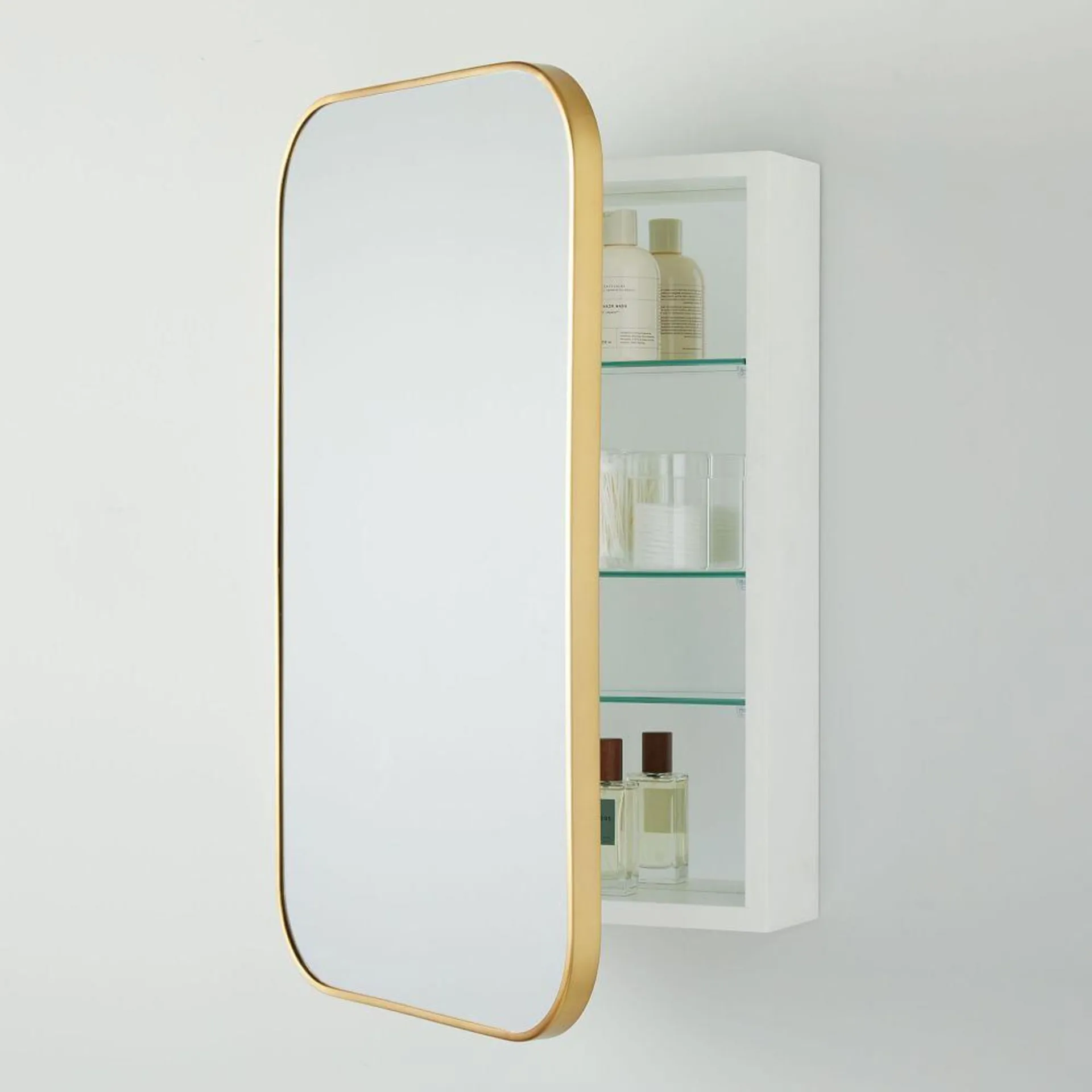 Customized Intelligent Bathroom Storage Mirror Cabinet Wall Mounted Oval Mirror Washbasin Nordic Light Luxury Home Decoration