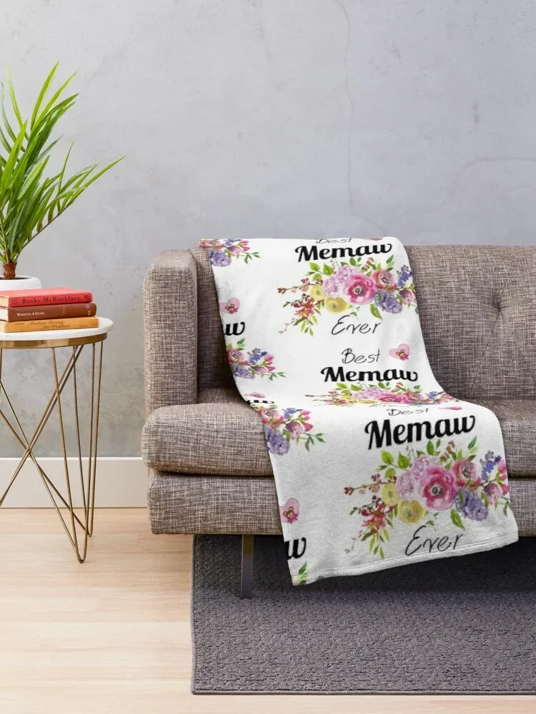 Memaw Gifts - Memaw Mothers Day Birthday for Mother's Day Ide Throw Blanket Moving Sofa Quilt Luxury Thicken Blankets