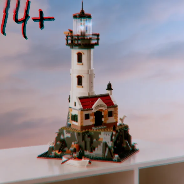 

In Stock 2065pcs Motorized Lighthouse Building Blocks Motor Light Bricks Suitable For Children Christmas Birthday Gifts Toys