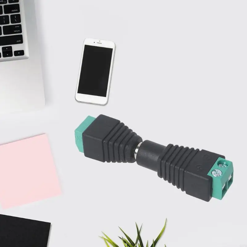 Connector Plug 12V Barrel Power Jack Adapter Connector 5.5x2.1mm Male+Female for CCTV Camera Led Terminal Connect