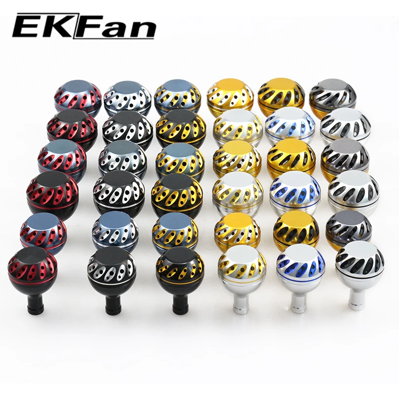 EKfan 30/35/38mm Fishing Handle Knob Metal For DAI&SHI Spinning Baitcast Reel Fishing Rocker DIY Tool Parts