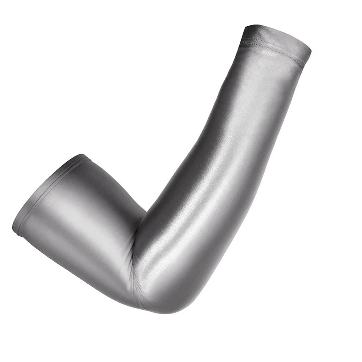 AMORESY Glitter Satin protección solar para todas las estaciones ciclismo deporte brazo manga guantes largos sin dedos accesorios de traje de baño competitivos