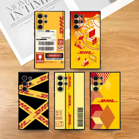 D-DHL Hot Express Phone Case For Samsung Galaxy S25 S24 S22 S23 Ultra S21 S20 Plus 5G Frosted Non-Slip Full Cover Case