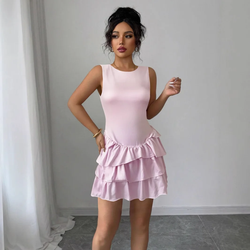 ชุดเดรสผู้หญิงสำหรับทำงาน ฤดูใบไม้ร่วง ผ้าลูกฟูก ปุ่มแป๊ก ทรงโอเวอร์ไซส์ ไหล่ตก แต่งผ้าปะติด สไตล์สตรีทแวร์ เซ็กซี่