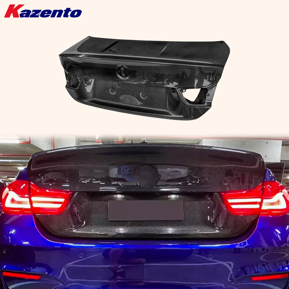 

For BMW 4 Series 14-20 F32 Coupe Carbon M4 Style Rear Bumper Trunk Boot Lid