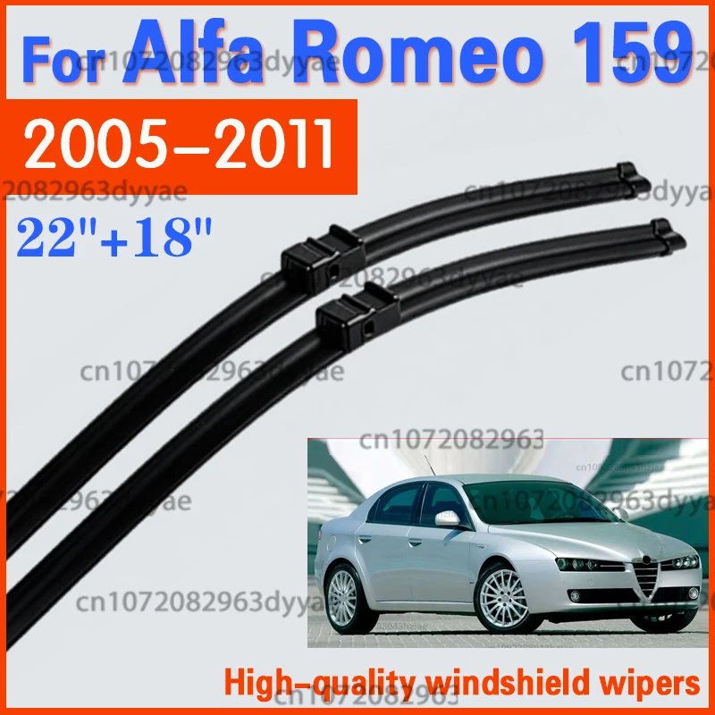 Für Alfa Romeo 159 2005-2011 2006 2007 2008 2009 2010 2 Stück Frontscheibenwischer Scheibenwischer aus Kohlefaser & Schwarz