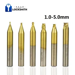 Xcan hss revestido de estanho, 1 peça de 6mm, cortador de chave vertical, porta, cortador de chave, máquina 1.0, 1.5, 2.0, 2.5, 3.0, 4.0