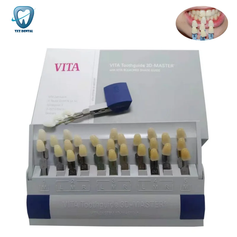 VITA Dental Colorimetric Plate 29 Colors Teeth Whitening Porcelain Veneer Patch 3D Comparing Resin Model Dentistry Materials