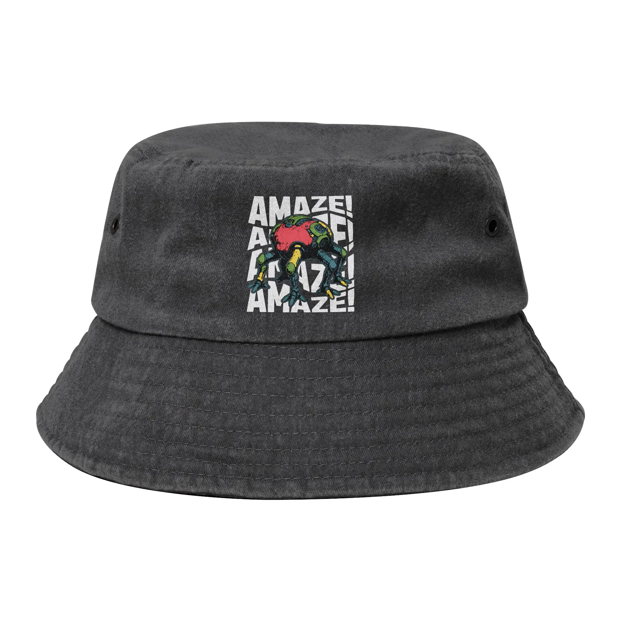 Unique Project Hail Mary Rocky AMAZE  Bucket Hat Unisex Distressed Denim Fishing Caps Summer Vacation Getaway Headwear Bob Hat