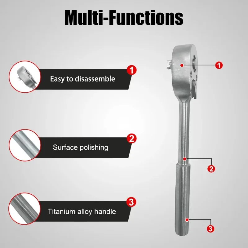 T116502 非磁性チタン製ラチェットレンチ メーカー卸売